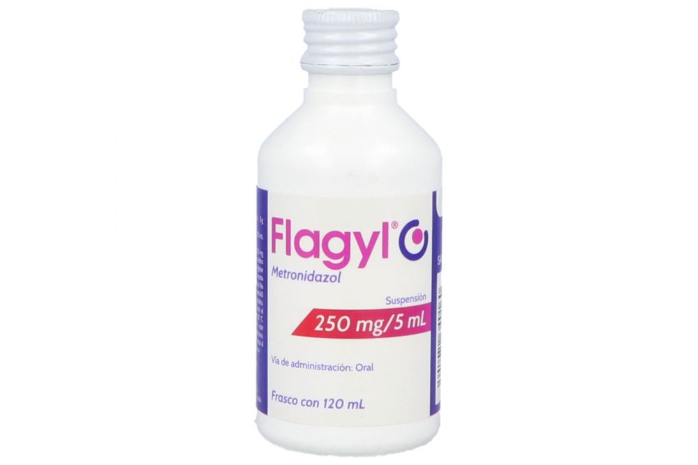 Flagyl Suspensión 250mg/5mL Frasco Con 120mL