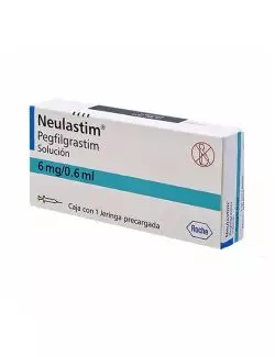 Neulastim® (Pegfilgrastim) 6 mg/0.6 ml - Jeringa Precargada - Roche- RX3