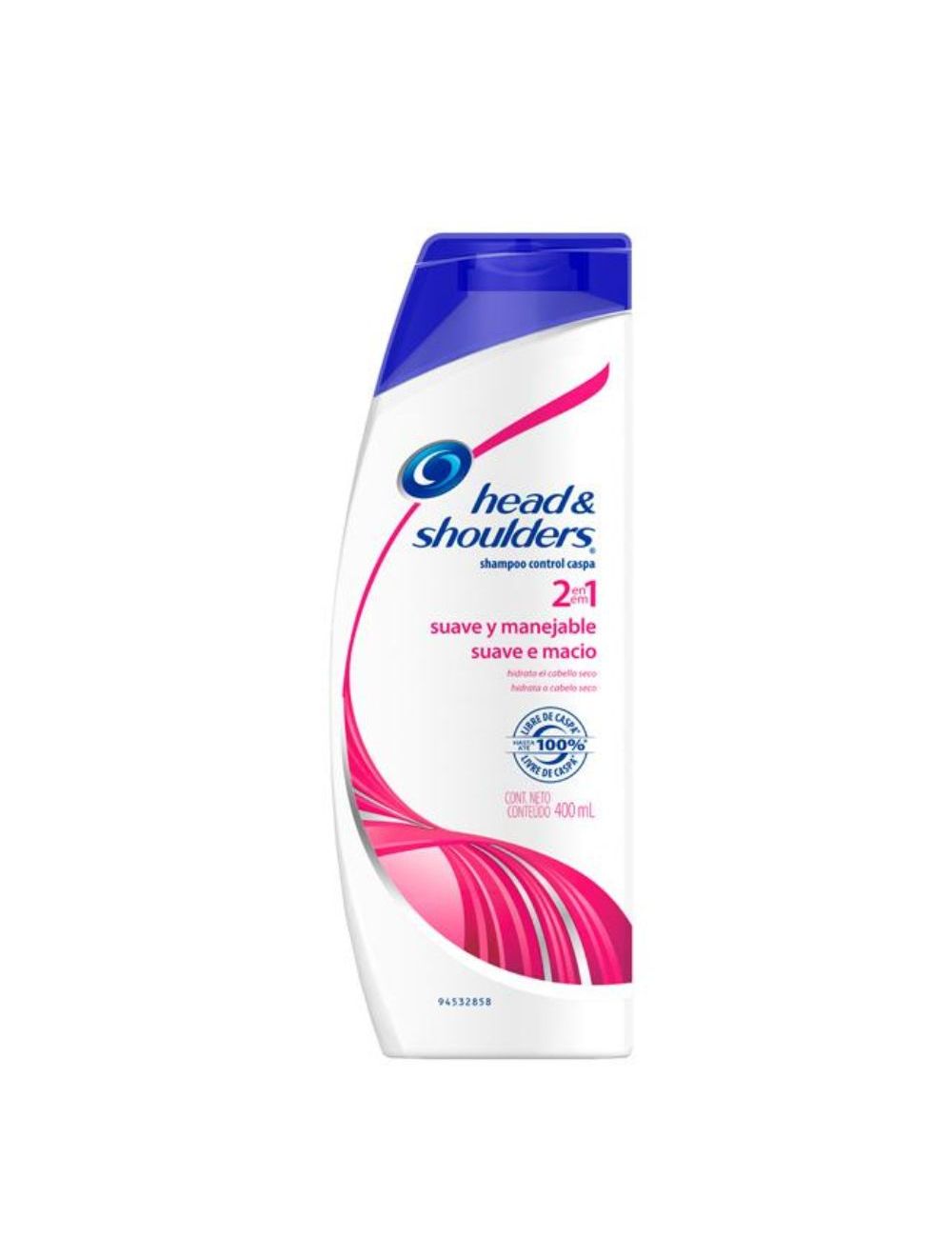 Head Shoulders 2 En 1 Suave Y Manajable Frasco 400 mL