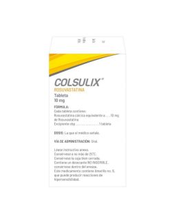 Colsulix 10 mg Caja Con Frasco Con 30 Tabletas