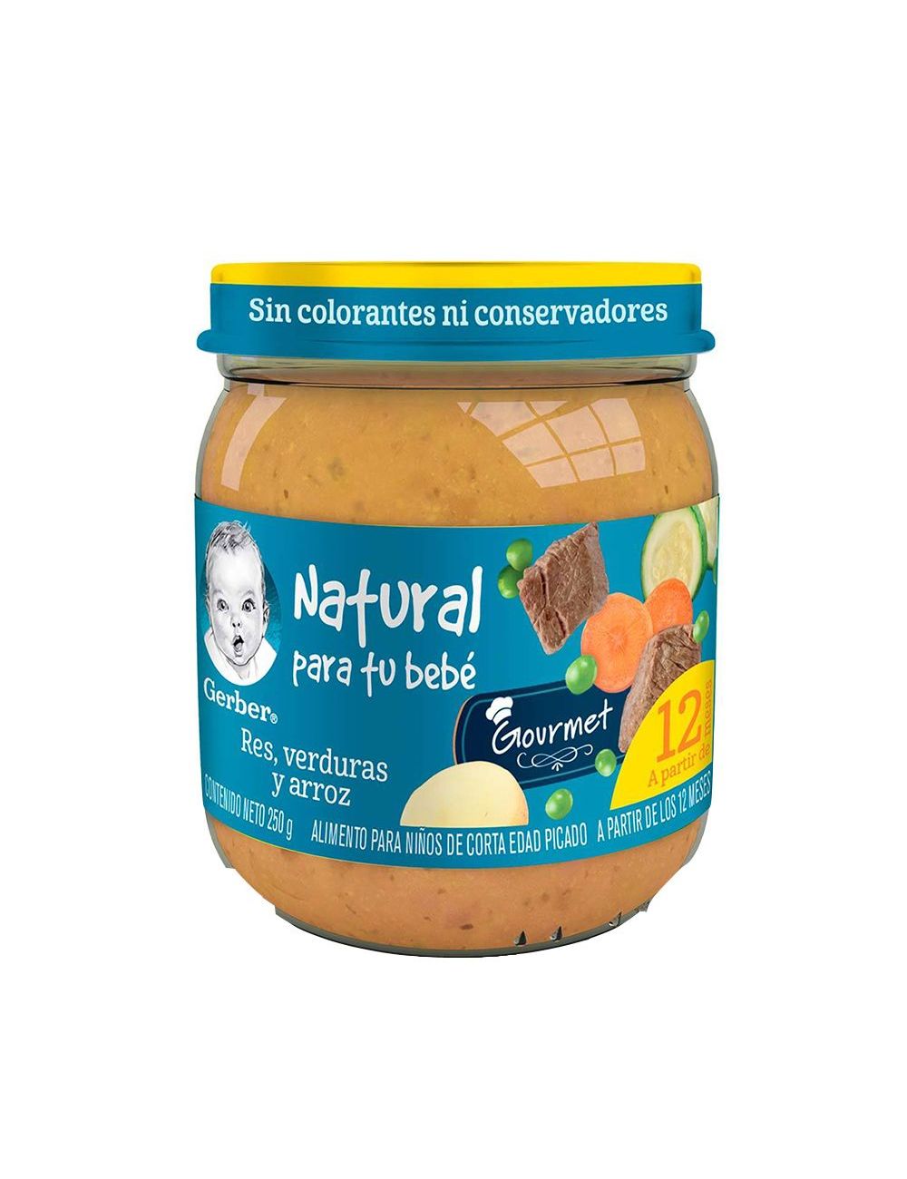 Gerber Junior Res Con Verduras Frasco Con 250 g