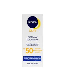 Bloqueador Nivea Sun Facial Fps 50