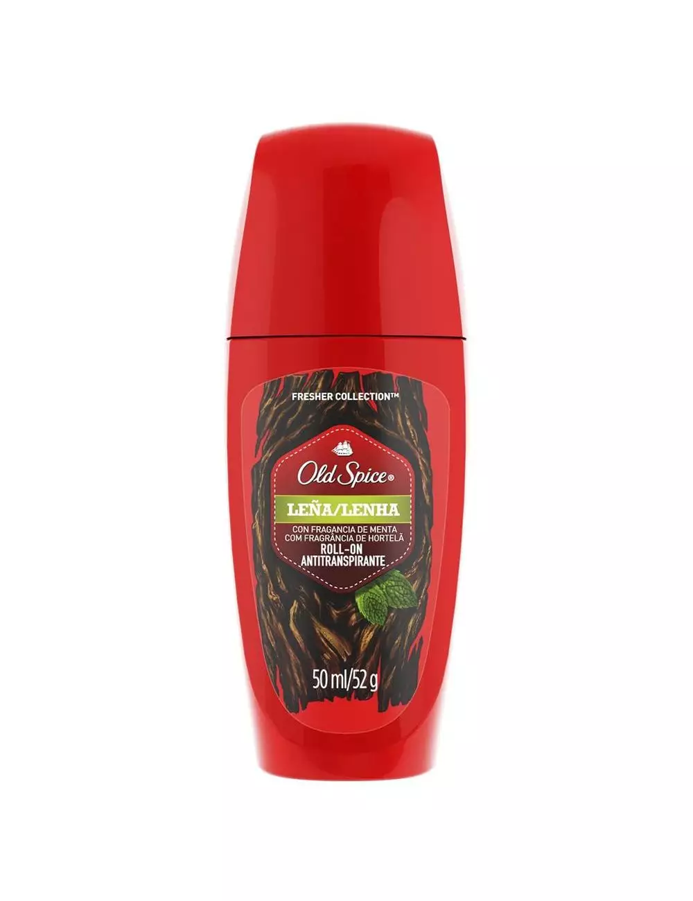 Amtitranspirante Old Spice Leña Roll-On Con 52 g