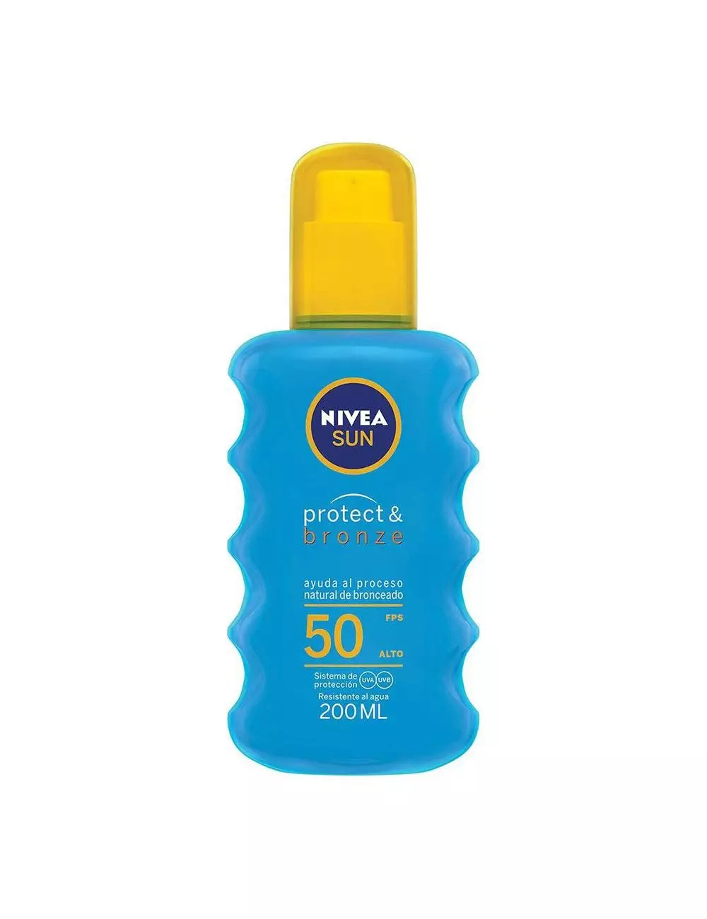 PROTECTOR SOLAR NIVEA SUN PROTECT & BRONZE FPS 50 ALTO FRASCO SPRAY CON 200 ML