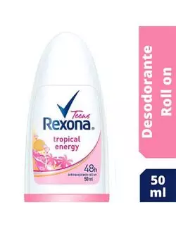 Antitranspirante Rexona Teens Tropical Energy Roll-On Con 50 mL