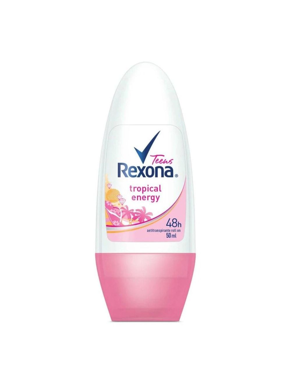 Antitranspirante Rexona Teens Tropical Energy Roll-On Con 50 mL