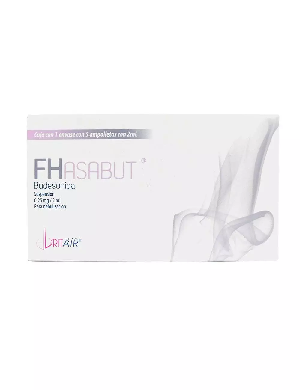 Fhasabut 0.25 mg / 2 mL Para nebulización, Caja Con 5 ampolletas