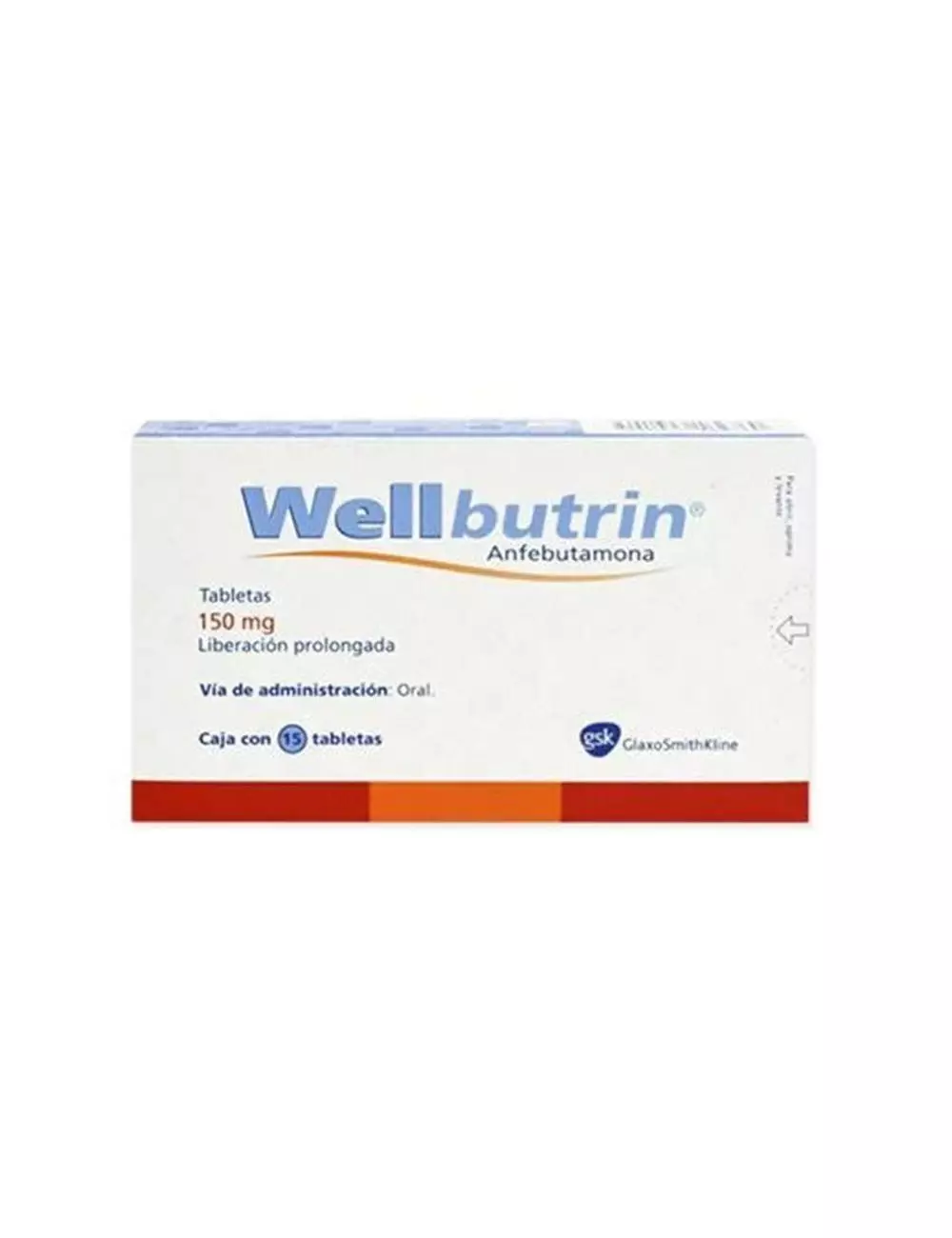 Wellbutrin 150 mg Caja Con 15 Tabletas