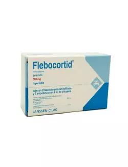 Flebocortid Solución 500 mg