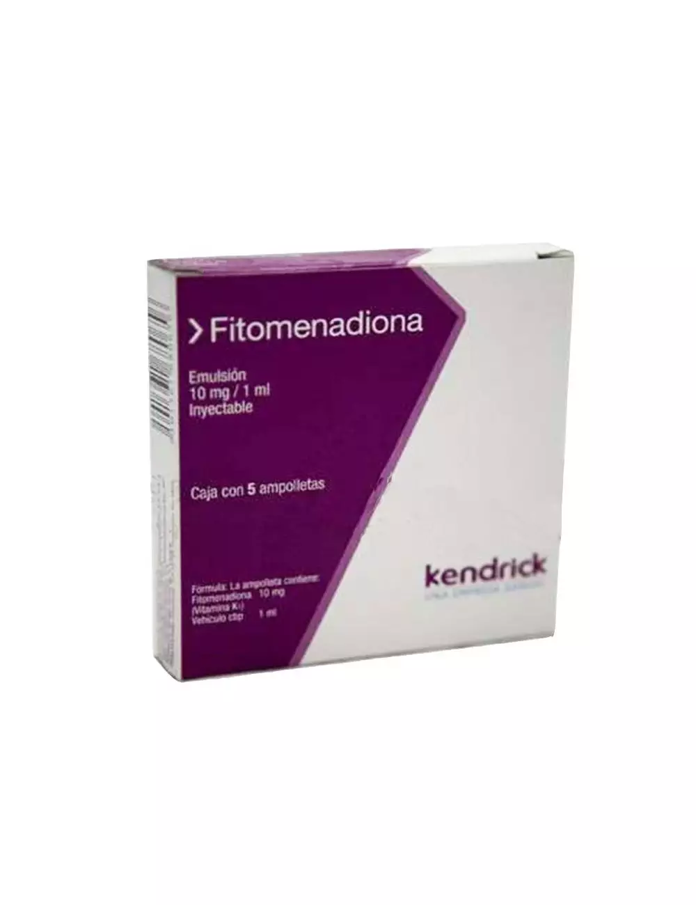 Fitomenadiona 10 mg /1 mL Caja Con 5 Ampolletas