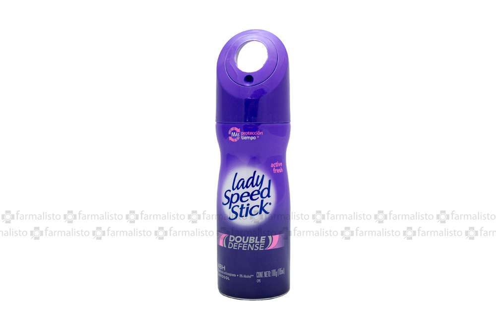 Desodorante Lady Speed Stick Double Defense Aerosol Con 180g