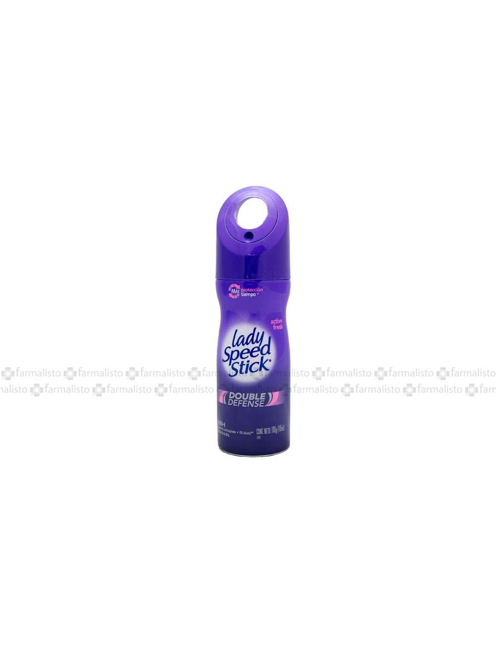 Desodorante Lady Speed Stick Double Defense Aerosol Con 180g