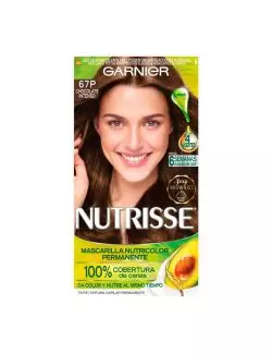 TINTE PERMANENTE GARNIER NUTRISSE  MASCARILLA NUTRICOLOR  CHOCOLATE  PURRO 67P