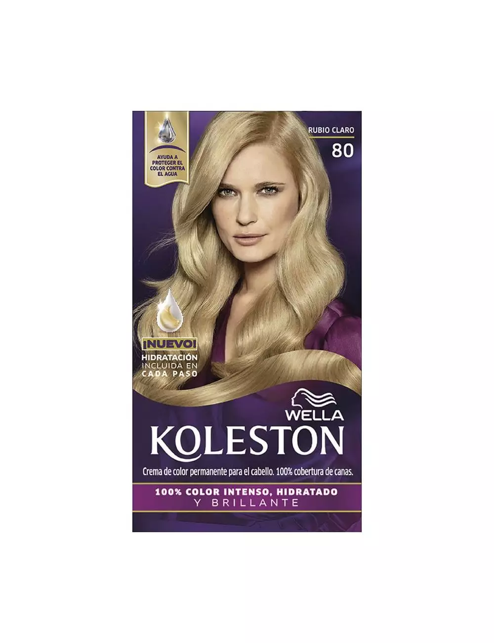 Tinte Koleston Rubio Claro 80 Caja Con Tinte