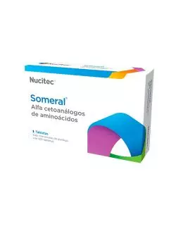 Somertal® - Alfa Cetoanálogos de Aminoácidos | 100 Tabletas | Nucitec®