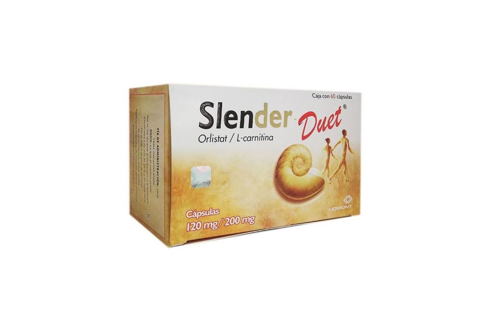 Slender Duet 120 mg /200 mg Caja Con 90 Cápsulas