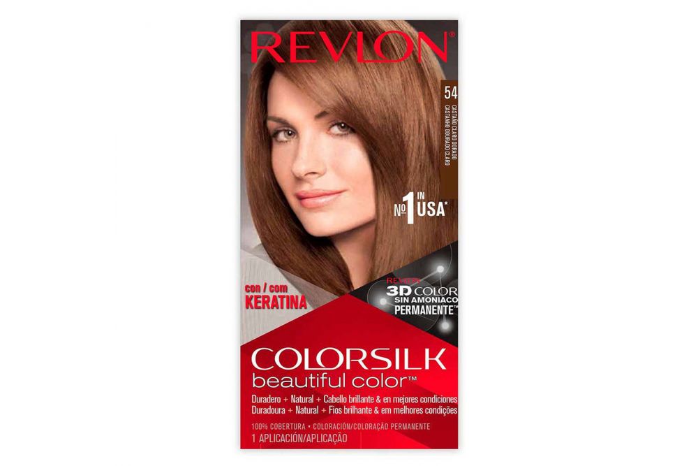 Revlon Colorsilk Tinte Permanente 54 rubio oscuro Caja Con 1 Aplicación