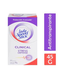 Antitranspirante Lady Speed Stick Stress Defense Caja Con Barra Con 45 g