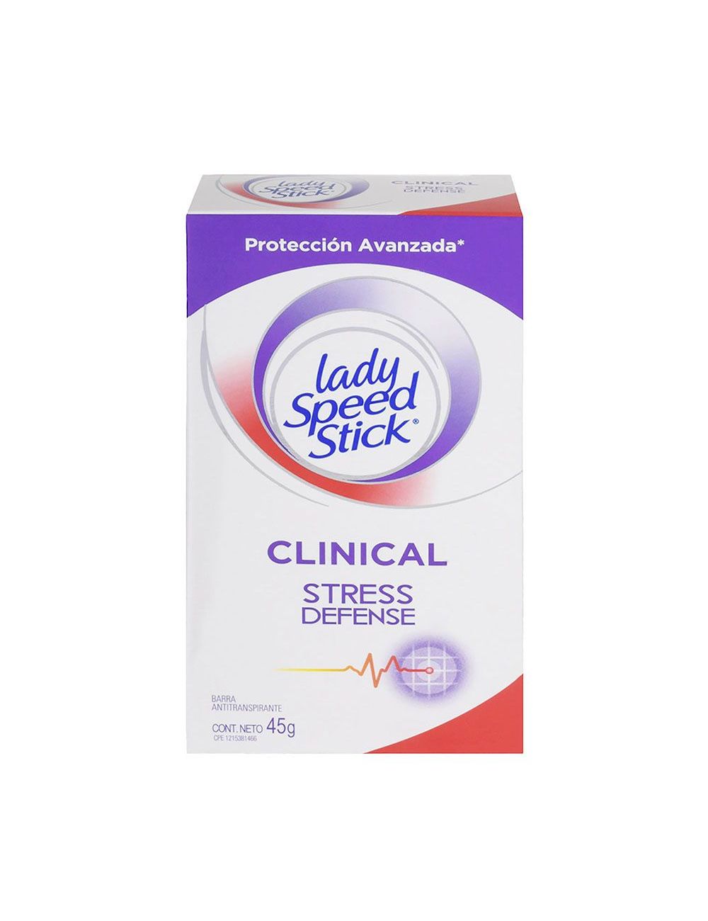 Antitranspirante Lady Speed Stick Stress Defense Caja Con Barra Con 45 g