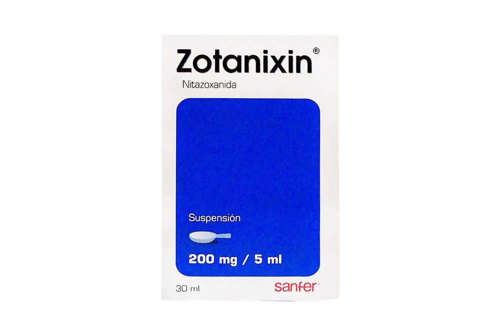 Zotanixin Suspensión 200 mg/5 mL Caja Con Polvo Para 30mL