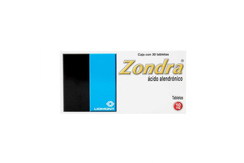 Zondra 10 mg Caja Con 30 Tabletas