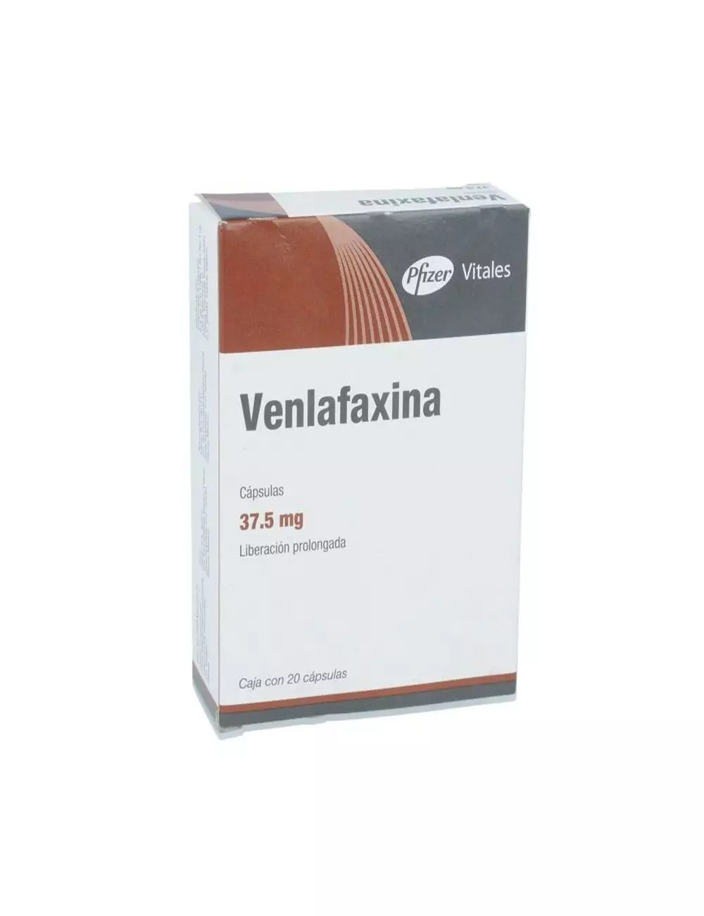 Venlafaxina 37.5mg Caja Con 20 Cápsulas De Liberación Prolongada