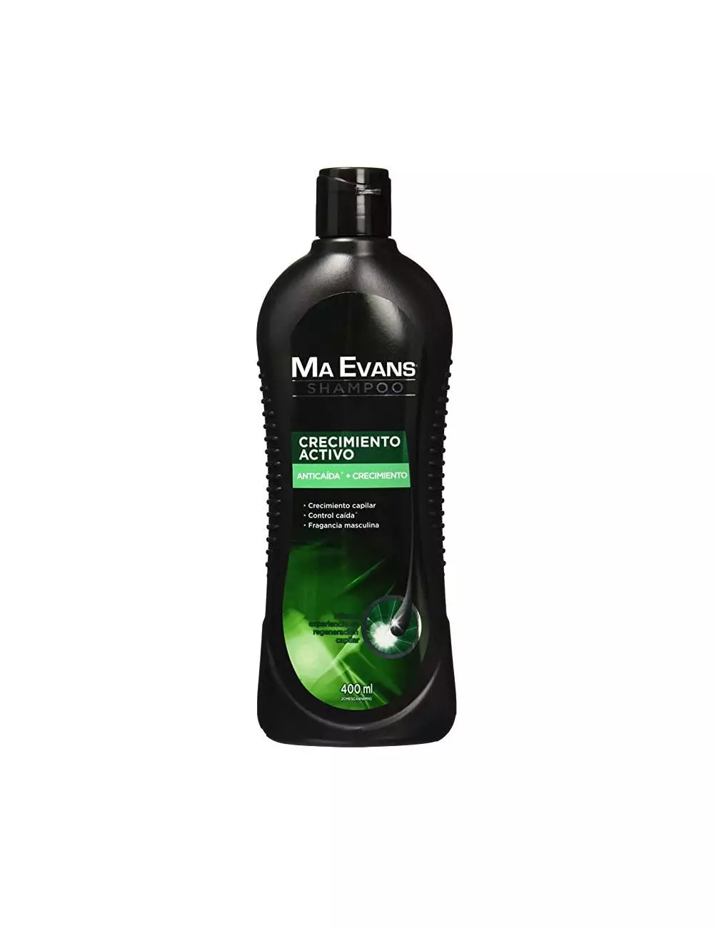 Shampoo Ma Evans Crecimiento Activo Botella con 400 mL