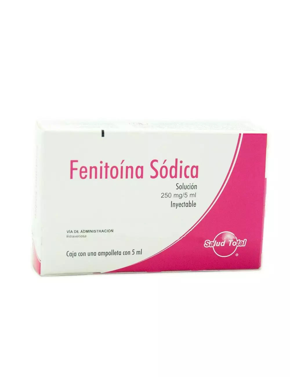 Fenitoina Sódica 250 mg Caja Con Una Ampolleta Con 5 mL