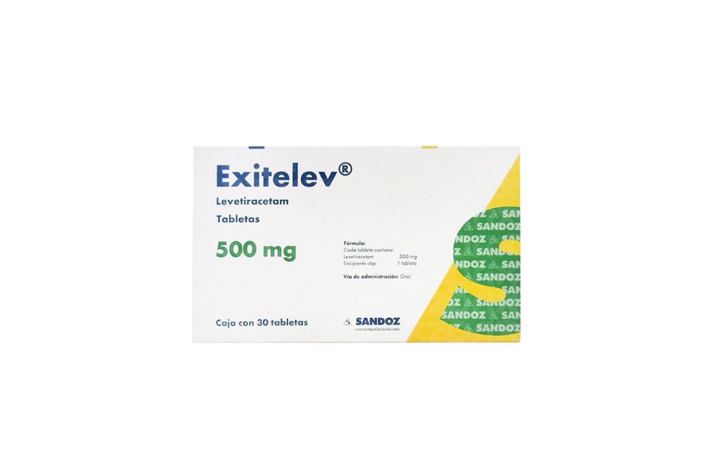 Exitelev 500 mg Caja Con 30 Tabletas