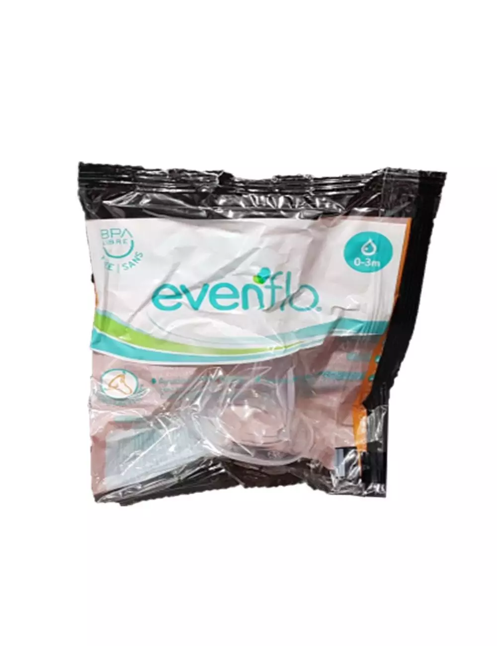 Evenflo Mamila De Silicón Flujo Lento 0-3 Meses Bolsa Con 1 Pieza