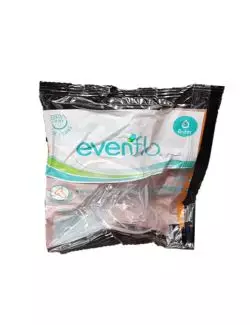 Evenflo Mamila De Silicón Flujo Lento 0-3 Meses Bolsa Con 1 Pieza