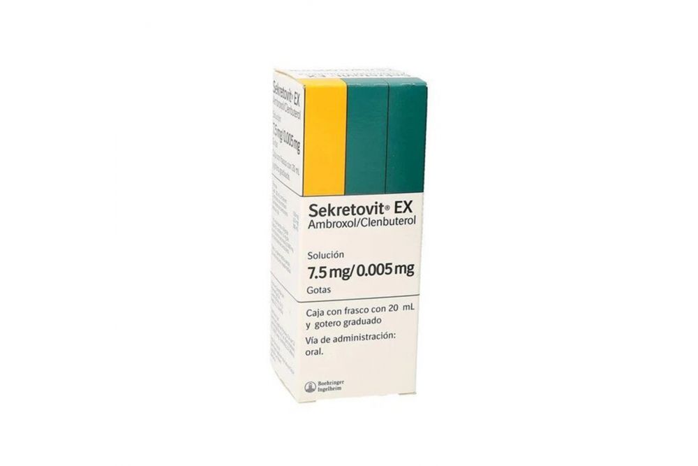 Sekretovit Ex 7.5 mg/ 0.005 mg Caja Con Frasco Con 20 mL