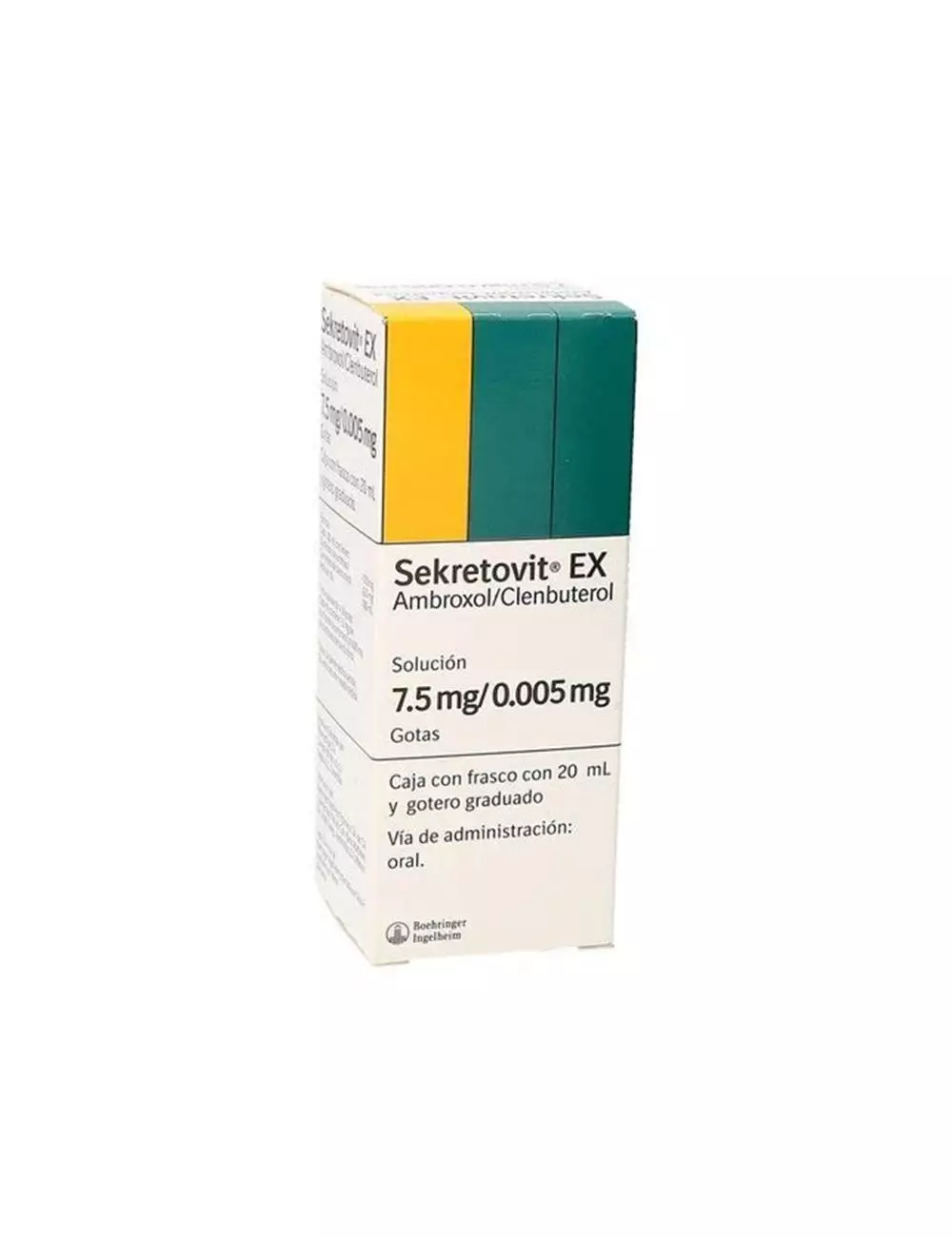 Sekretovit Ex 7.5 mg/ 0.005 mg Caja Con Frasco Con 20 mL