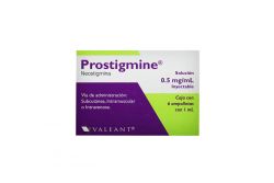 Prostigmine Solución Inyectable 5 mg / mL Caja Con 6 Ampolletas Con 1 mL