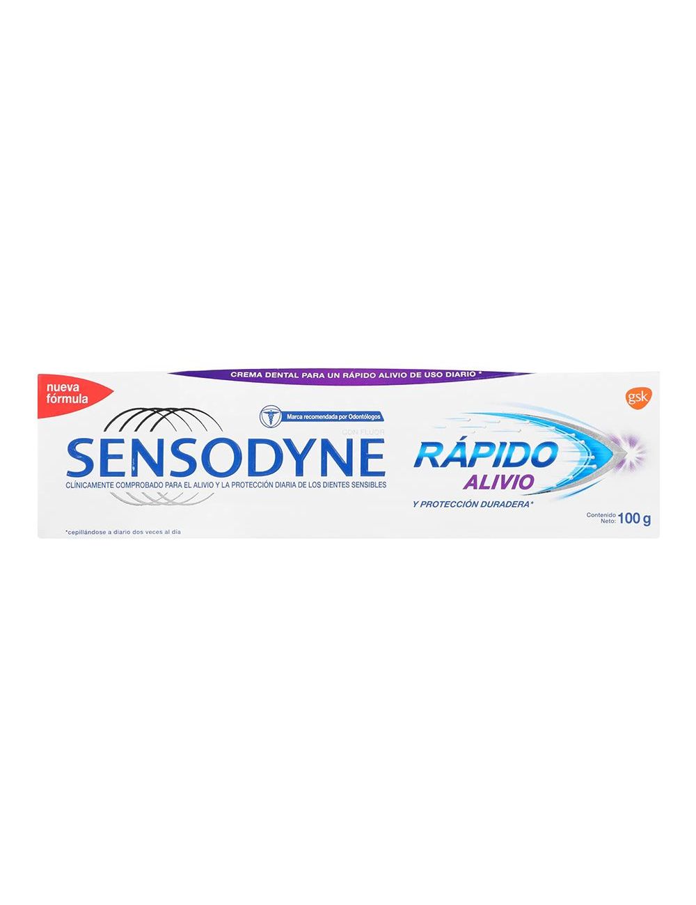 PASTA DE DIENTES SENSODYNE RÁPIDO ALIVIO 100 G