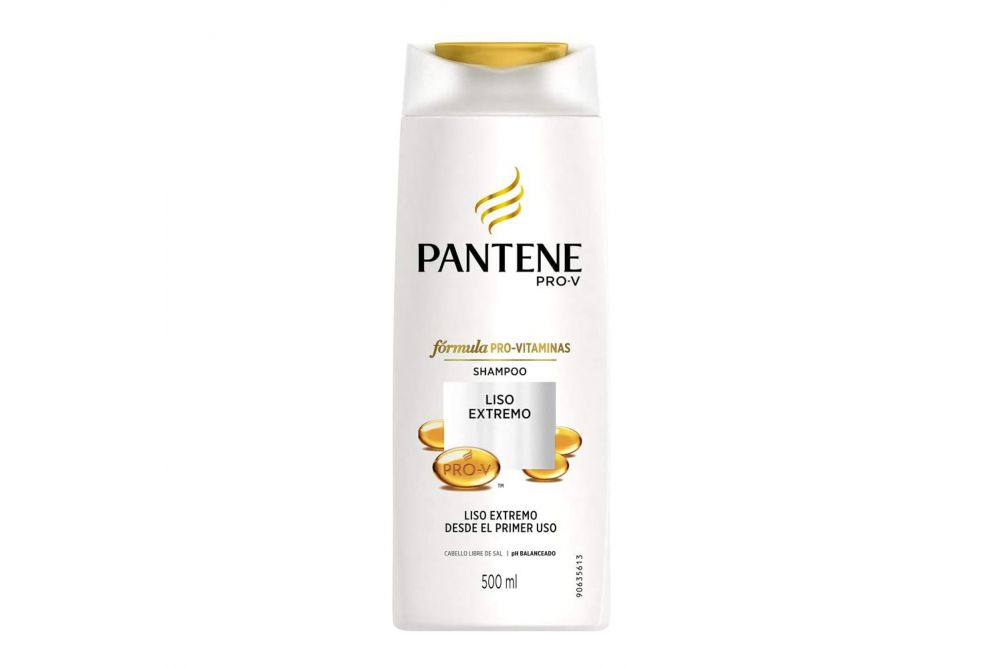 Pantene Pro-V Liso Extremo Shampoo Botella Con 500mL
