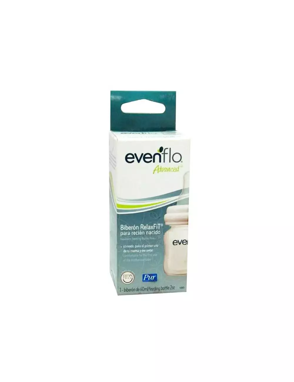 Evenflo Advanced Relaxfit Recien Nacido Caja Con 1 Pieza De 2 Oz