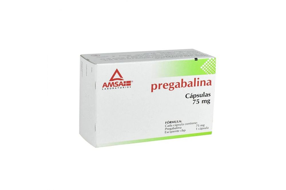 Comprar Pregabalina Amsa 75 mg 28 cápsulas