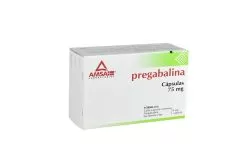 Pregabalina 75 mg Caja Con 28 Cápsulas.