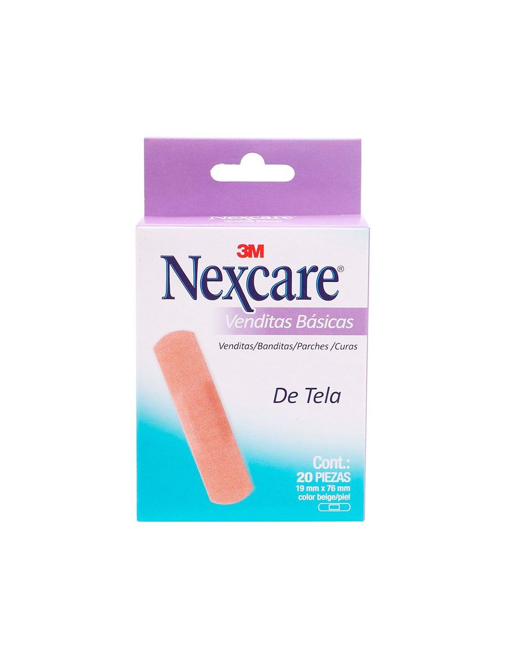 Nexcare Venditas De Tela Caja Con 20 Piezas