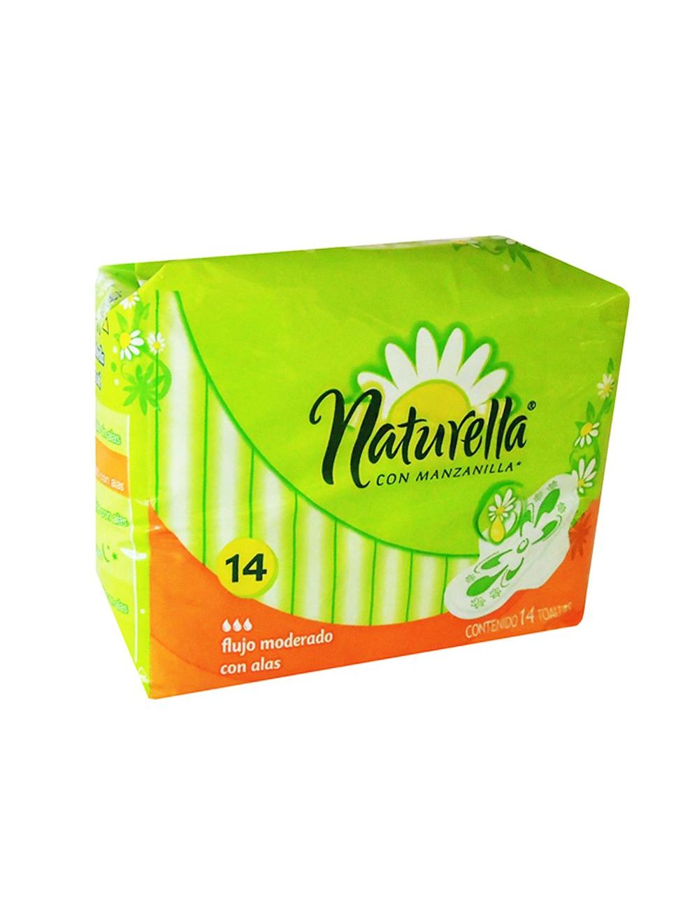 Naturella Toallas Sanitarias Flujo Moderado Empaque Con 14 Piezas Naturella Toallas Sanitarias Flujo Moderado Empaque Con 14 Piezas