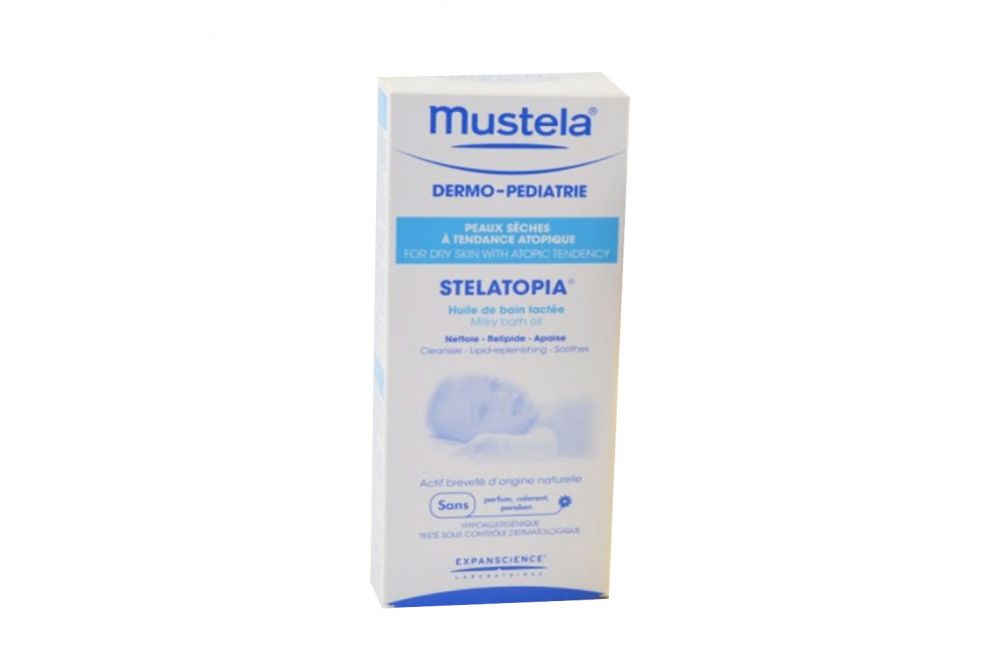 Mustela Stelatopia Aceite De Baño Botella Con 200 mL