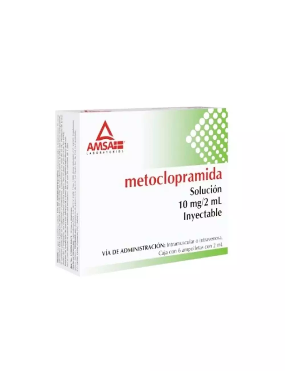 Metoclopramida IV 10 mg Caja Con 1 Ampolleta