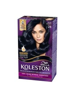 Koleston Tinte para Cabello en Crema No 28, Negro Azulado