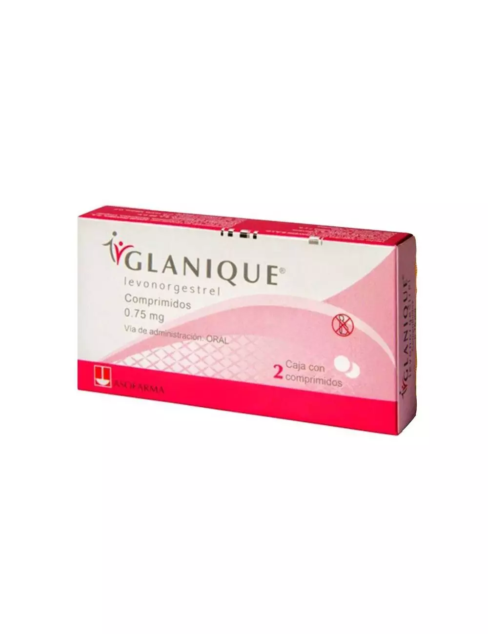 Glanique 0.75 mg Caja Con 2 Comprimidos