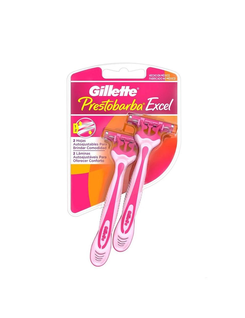 Gillette Prestobarba Excel Empaque Con 2 Rastrillos