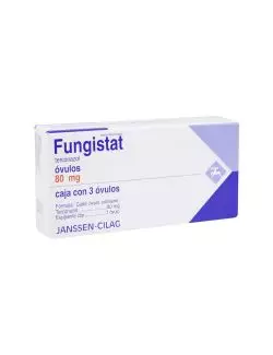 Fungistat 80 mg Caja Con 3 Óvulos