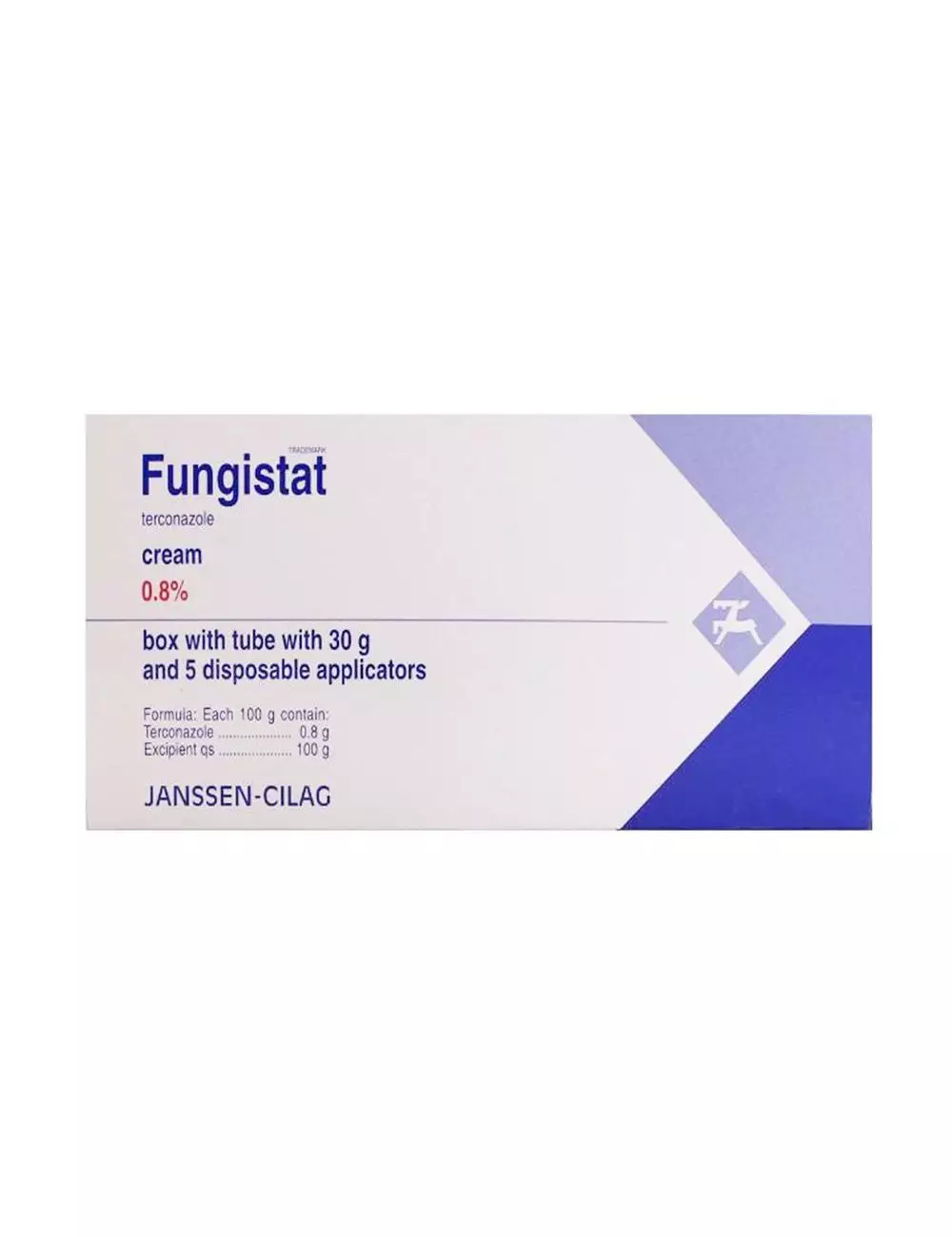 Fungistat 0.8% Crema Caja Con Tubo Con 30 g y 5 Aplicadores