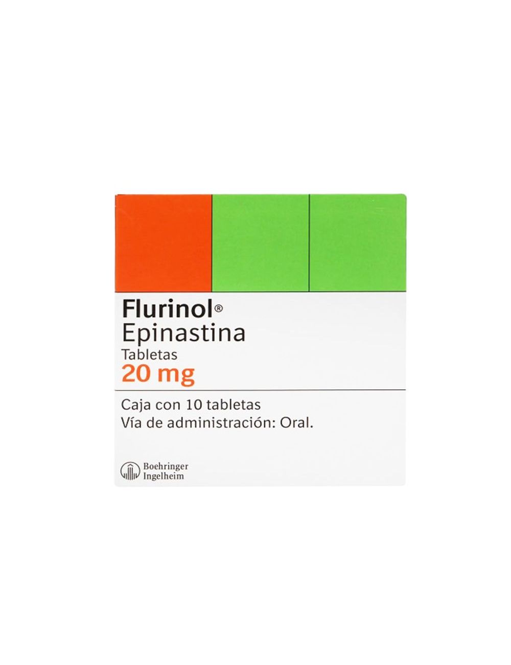 Flurinol 20 mg Caja Con 10 Tabletas Flurinol 20 mg Caja Con 10 Tabletas