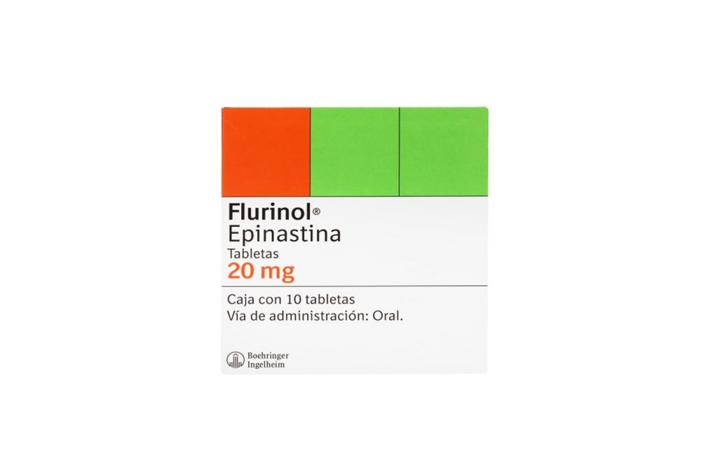 Flurinol 20 mg Caja Con 10 Tabletas